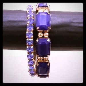 Blue bracelet set